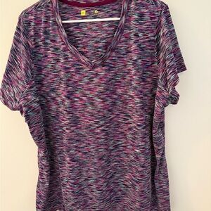 Xersion Women's Short Sleeve Multicolor Tee